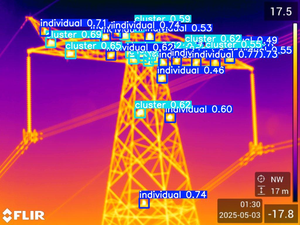Thermal detection of baboons during sleep